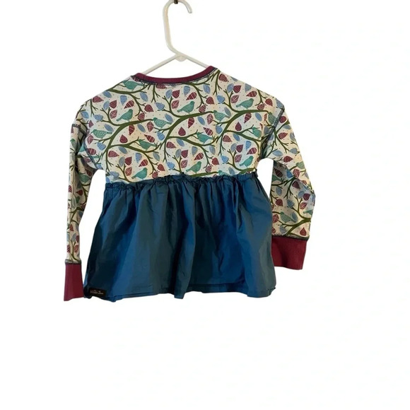 Matilda Jane Tweet Tweet Tunic Shirt Girls Moments With You Bird Top Size 8 - Picture 4 of 5